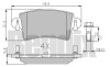 Комплект тормозных колодок Bendix 510369 (фото 1)