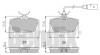 Комплект тормозных колодок Bendix 510397 (фото 1)