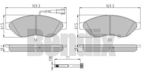 Автозапчасть Bendix 510515
