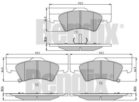 Автозапчасть Bendix 510715