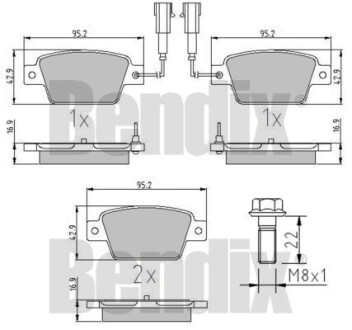 Автозапчасть Bendix 510900