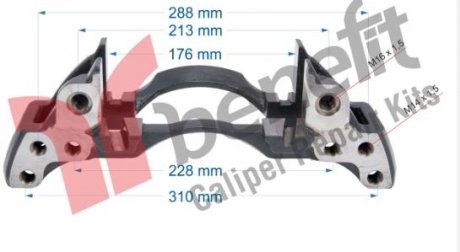 Скоба кріплення супорту ліва WABCO BENEFIT 20503BEN B