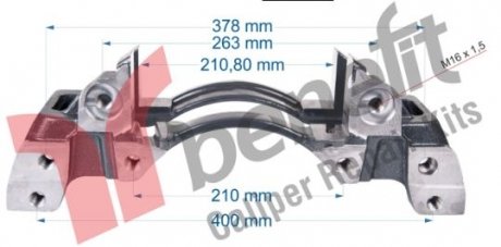 Скоба супорту WABCO BENEFIT 20510BEN