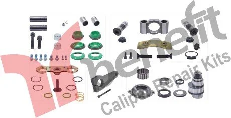 Полный ремкомплект тормозного суппорта Meritor DX195 (правый) BENEFIT 3652BEN