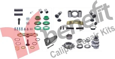 Полный ремкомплект тормозного суппорта Meritor DX195 (левый) BENEFIT 3653BEN