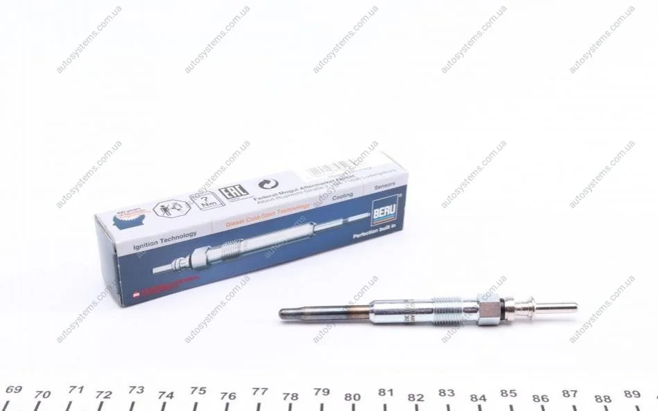 Свічка розжарювання BMW 3 (E46)/5 (E39)/7 (E38)/X5 (E53)/Opel Omega B 2.0CDTi/2.5DTI/3.0D 98-05 BERU GN024 (фото 1)
