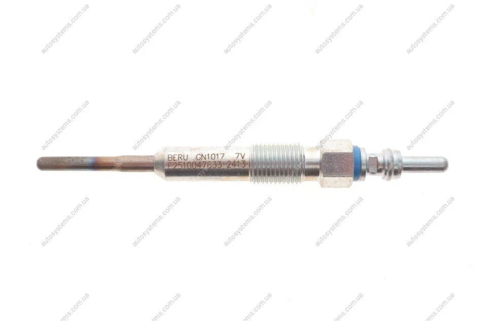 Свічка розжарювання VW T5 03-09/Crafter 2.5 TDI 06-13 (7V) (M10x1mm) BERU GN1017 (фото 1)