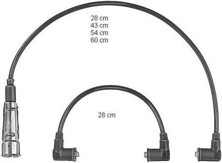 Провода высоковольтные, комплект BERU ZE590