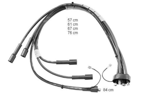 Провода высоковольтные, комплект BERU ZEF802
