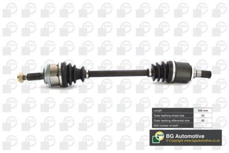 Вал приводной BGA DS3604L