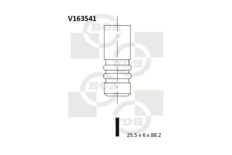 Клапан выпускной BGA V163541