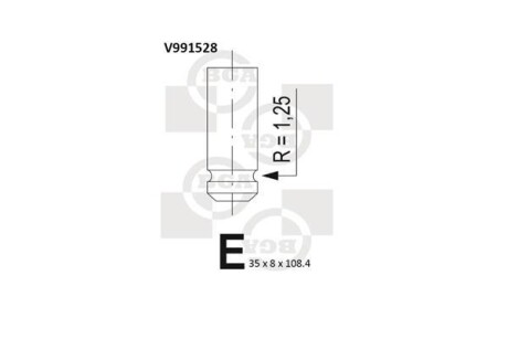 Клапан выпускной BGA V991528