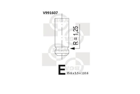 Клапан впускной BGA V991607