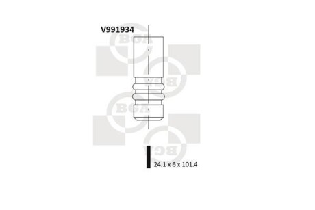 Клапан выпускной BGA V991934