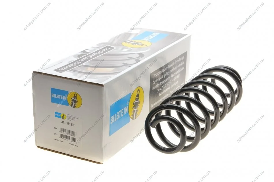 Пружина (задня) VW Golf IV/Skoda Octavia I/Seat Leon 1.2-2.3/1.2D/1.9D 98-10 (B3) BILSTEIN 36-131297 (фото 1)