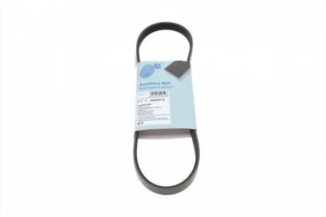 Ремінь генератора Renault Logan/Sandero 1.4-1.6 07-/Chevrolet Matiz 1.0 05-/Kalos/Aveo 1.2 04- Blue-print AD04R715