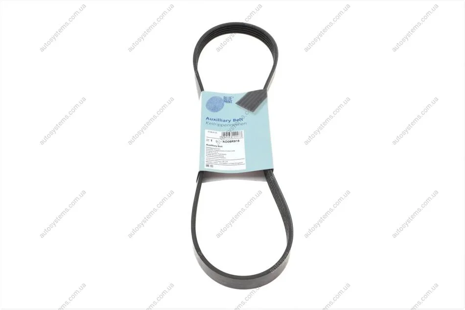 Ремінь генератора Renault Kangoo 1.2 97-/ Mitsubishi Colt/ Smart Forfour 1.1-1.5 04-12 Blue-print AD05R915 (фото 1)