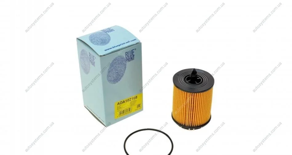 Фільтр масляний Opel Astra G/Vectra B/C 2.2i 00- Blue-print ADA102108 (фото 1)