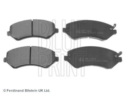 Тормозные колодки дисковые, комплект Blue-print ADA104223