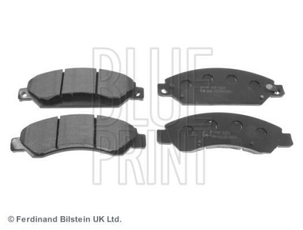 Тормозные колодки дисковые, комплект Blue-print ADA104242