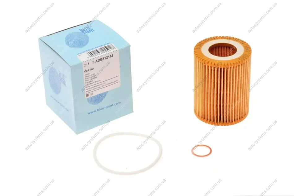 Фільтр масляний BMW 1 (F20/ F21)/ 3 (F30/ F31) 114-320 i 11- Blue-print ADB112114 (фото 1)