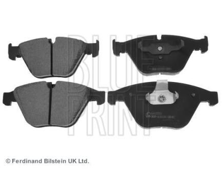 Тормозные колодки дисковые, комплект Blue-print ADB114207