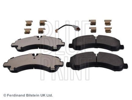 Колодки гальмівні (задні) BMW 5 (F10/F11/F18) 6 (F12/F13) 7 (G11/G12) 09- Blue-print ADB114212