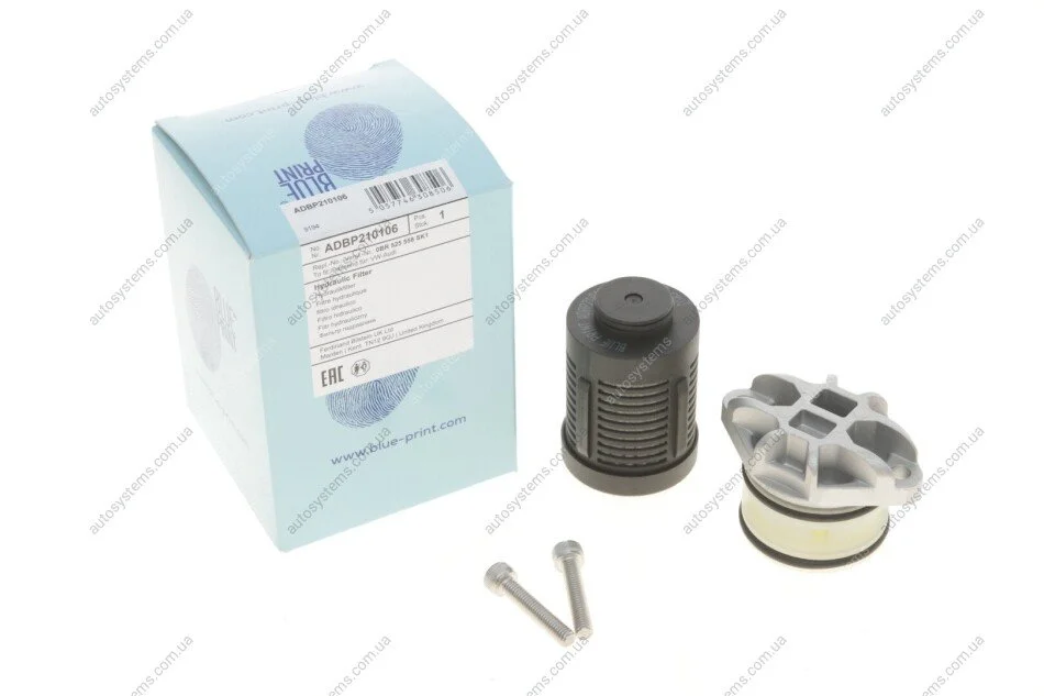 Фільтр масляний дифференціал VW Golf V/T5/Passat 2.0TDI/3.6FSI 03- (к-кт) (Haldex) Blue-print ADBP210106 (фото 1)