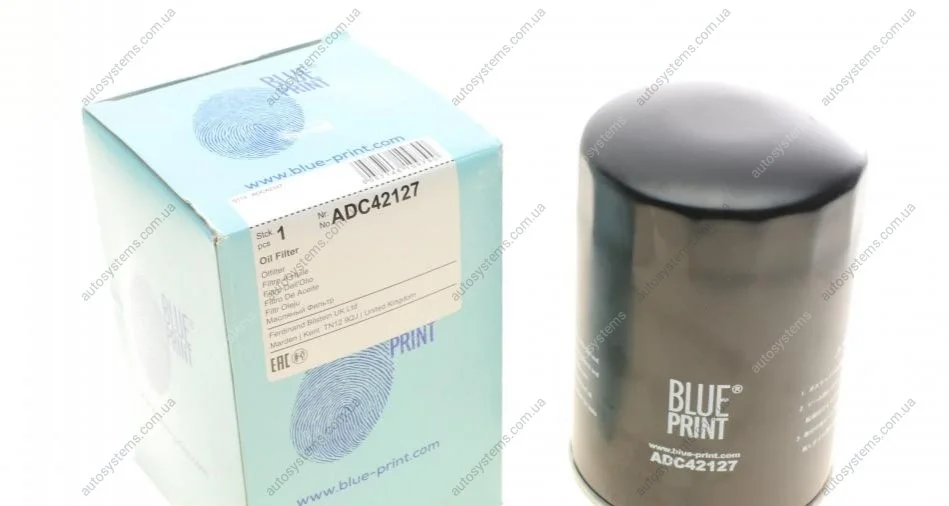 Фильтр масляний Blue-print ADC42127 (фото 1)