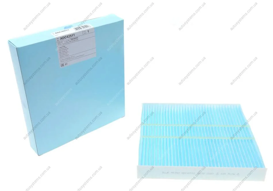 Фільтр салону Mitsubishi Outlander 06- Blue-print ADC42511 (фото 1)