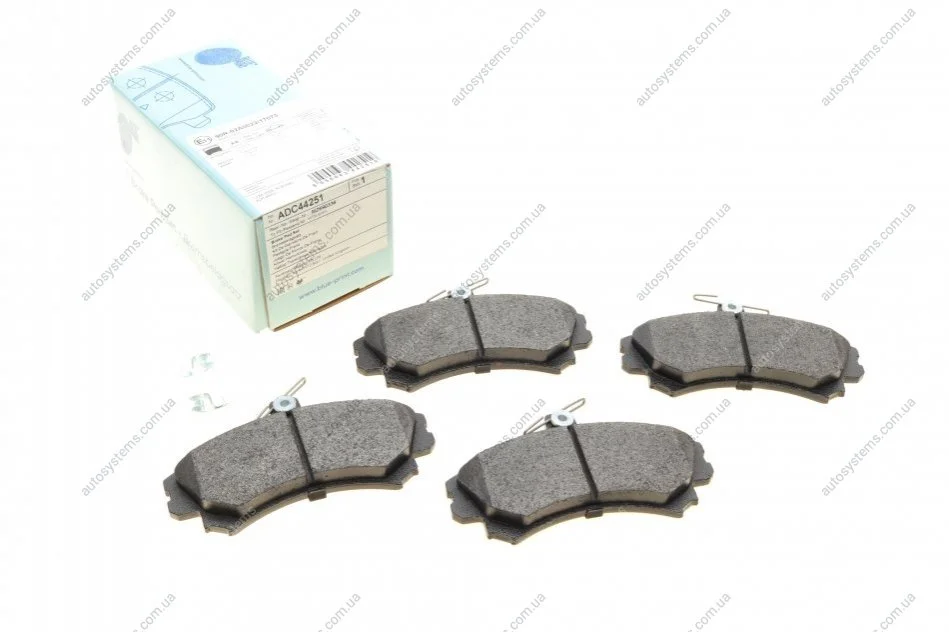 Колодки гальмівні (передні) Mitsubishi Colt 04-12/Carisma/Space Star/Volvo S40/V40 95-06/Smart 04- Blue-print ADC44251 (фото 1)