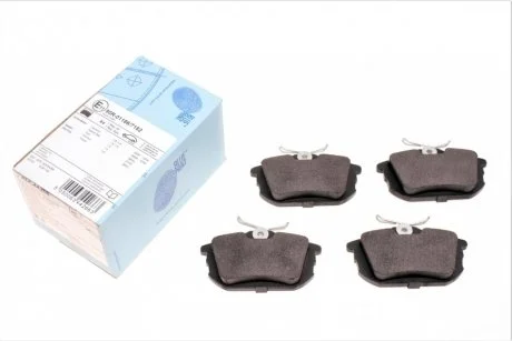 Колодки гальмівні (задні) Mitsubishi Carisma/Colt/Space Star/Volvo S40 95-12 (з датчиками) Blue-print ADC44266