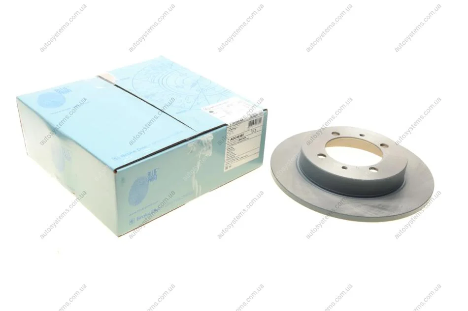 Диск гальмівний (задній) Mitsubishi Carisma/ Space Star/Volvo S40 95- (260x10) Blue-print ADC44382 (фото 1)