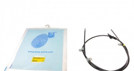 Трос ручника (задній) (L) Mitsubishi Grandis 2.0D 2.4i 03-11 (2120mm) Blue-print ADC446175