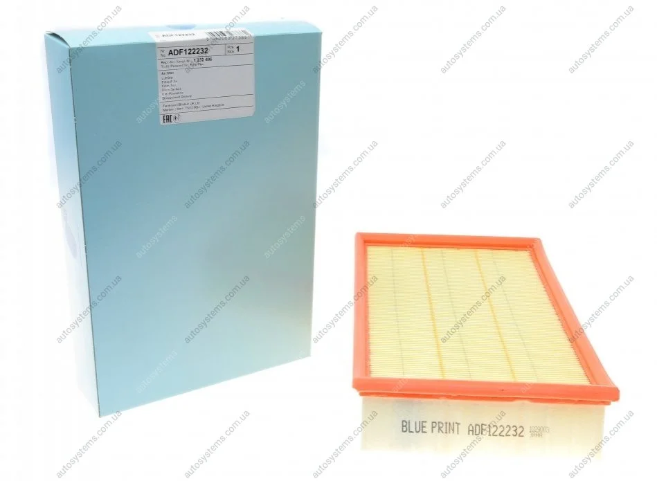 Фільтр повітряний Volvo C30/S40 II/V50/Ford Focus C-Max/Focus II 1.4-2.0 03-12 Blue-print ADF122232 (фото 1)