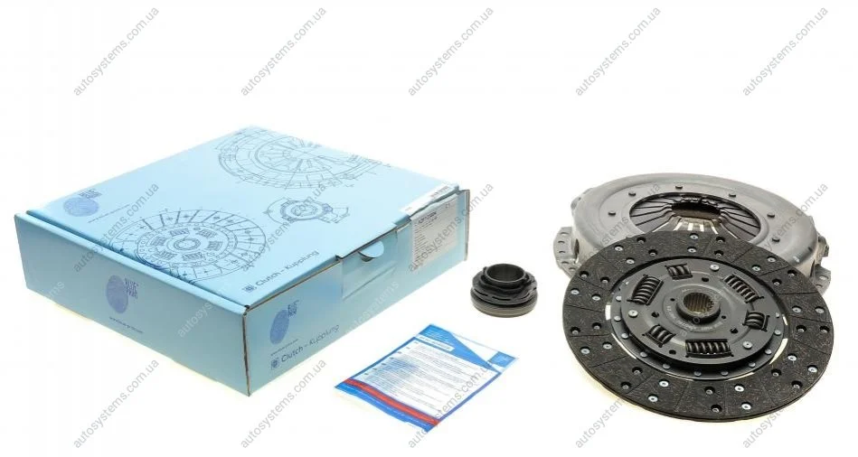 Комплект зчеплення Ford Transit 2.5 TD 91- (d=242mm) (+вижимний) Blue-print ADF123004 (фото 1)