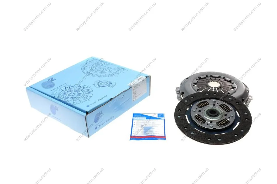 Комплект зчеплення Ford Focus 1.4-1.8 PFI/Mondeo 1.6 PFI 98-14 (d=220mm) Blue-print ADF123014 (фото 1)