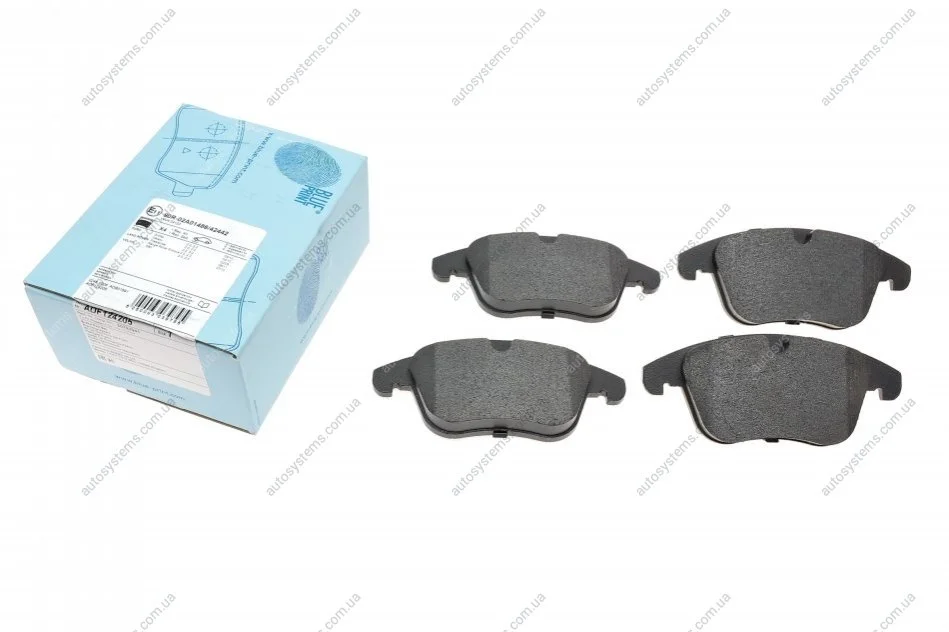 Колодки гальмівні (передні) Land Rover Freelander/Ford Mondeo IV 1.8-2.5 07- Blue-print ADF124205 (фото 1)