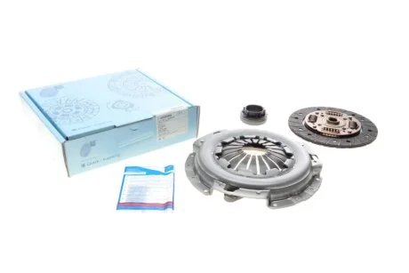 Комплект зчеплення Daewoo Lanos 1.5 95- (d=200mm) (+вижимний) Blue-print ADG03024