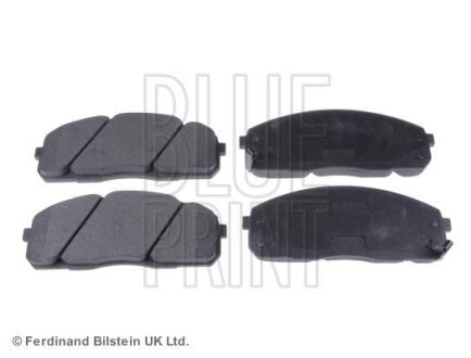Тормозные колодки дисковые, комплект Blue-print ADG042142