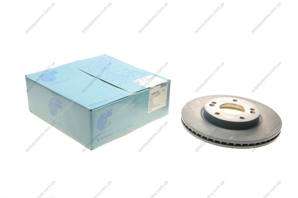 Диск гальмівний (передній) Hyundai Elantra/I30 II 11-/Kia Cee\'D/ Cerato III 13- (280x23) Blue-print ADG043193 (фото 1)