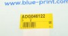 Трос ручника (задній) (L) Hyundai Getz/Click 01-12 (1610mm) Blue-print ADG046122 (фото 9)