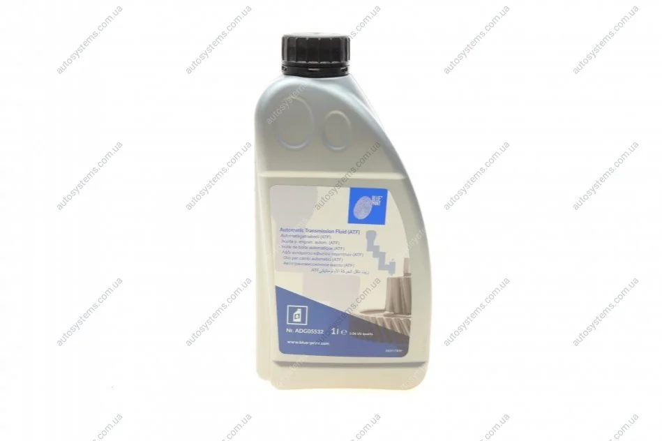 Олива ATF (1L) Dexron III/BMW ATF 6/Ford WSS-M2C922-A1/Toyota T-II, T-III Blue-print ADG05532 (фото 1)