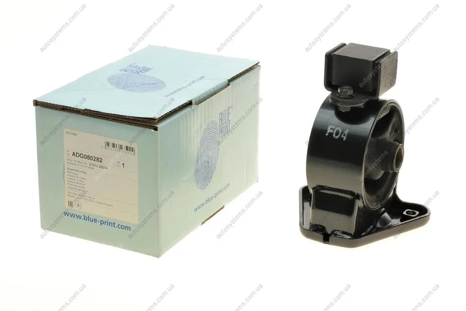 Подушка двигуна (передня) Hyundai Santa Fe/Kia Sorento 2.2/2.4 CRDi 05-13 Blue-print ADG080282 (фото 1)