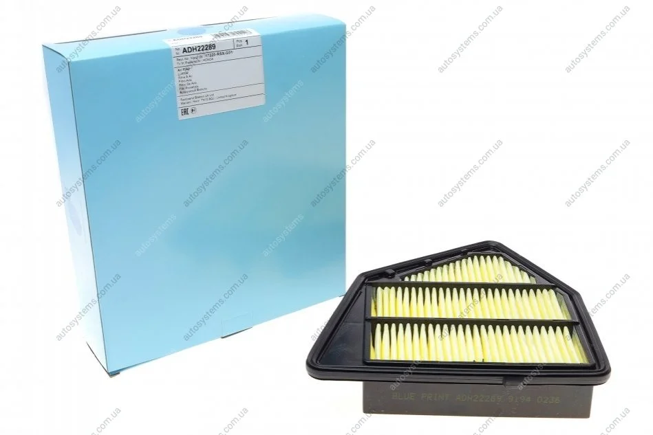 Фільтр повітряний Honda CR-V IV 1.6 i-DTEC 13- Blue-print ADH22289 (фото 1)
