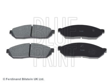 Тормозные колодки дисковые, комплект Blue-print ADH24205