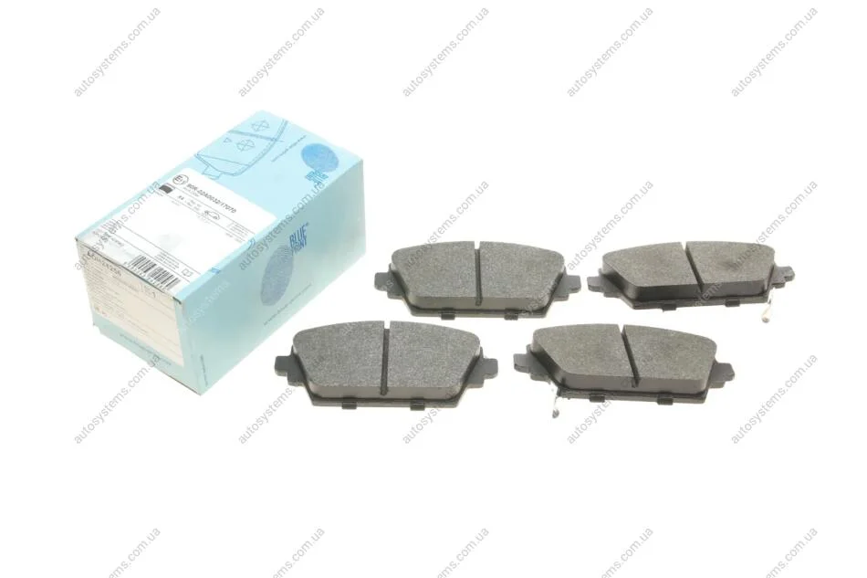 Колодки гальмівні (передні) Honda Accord VI 98-03/Nissan Primera 02-/Almera Tino 00-06 Blue-print ADH24256 (фото 1)