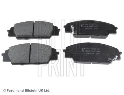 Тормозные колодки дисковые, комплект Blue-print ADH24258