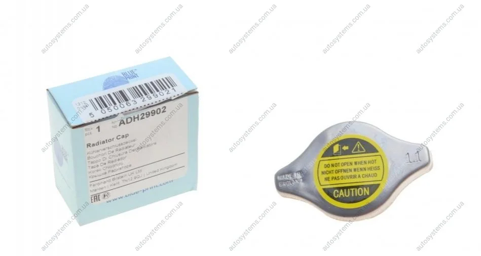 Кришка радіатора Citroen C1/Peugeot 107 1.0 05-14 (1.1bar) Blue-print ADH29902 (фото 1)