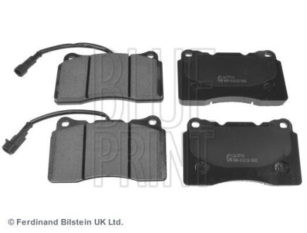 Тормозные колодки дисковые, комплект Blue-print ADL144210